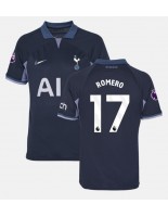 Tottenham Hotspur Cristian Romero #17 Vieraspaita 2023-24 Lyhythihainen